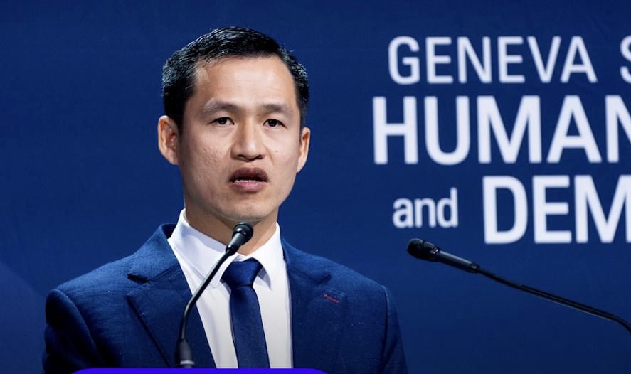 Nguyen Tien Trung après sa participation à la journée de soutien du COSUNAM