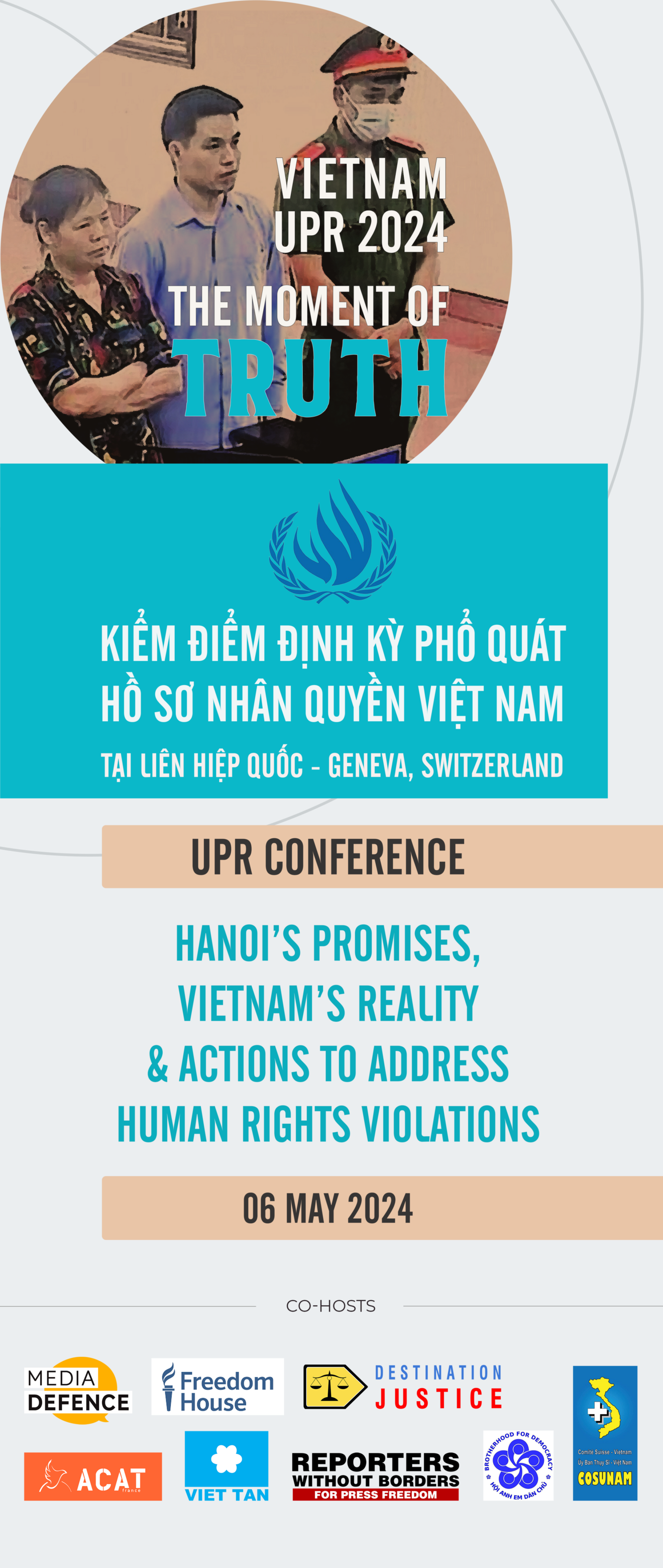 Droits de l'homme et UPR 2024 - Quelle suite après le 7 mai ?